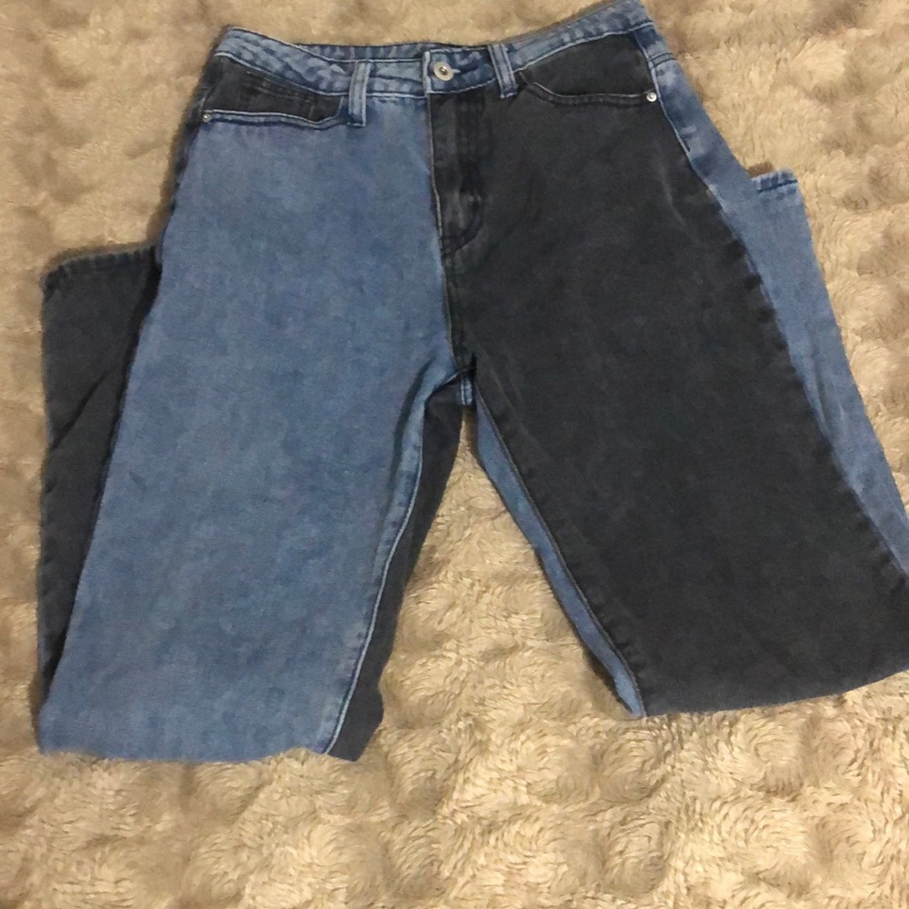 Two toned jeans
